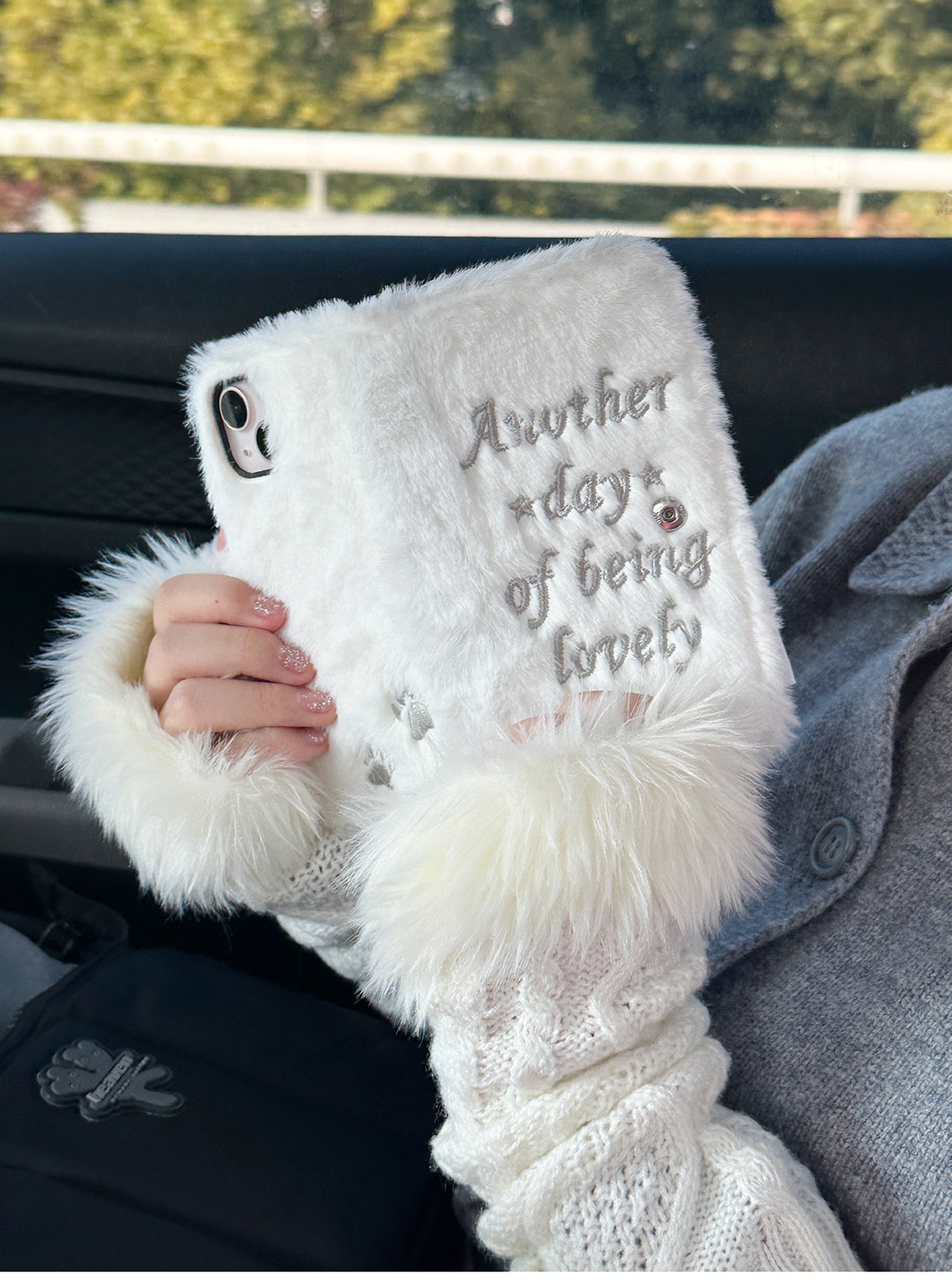 Fluffy White