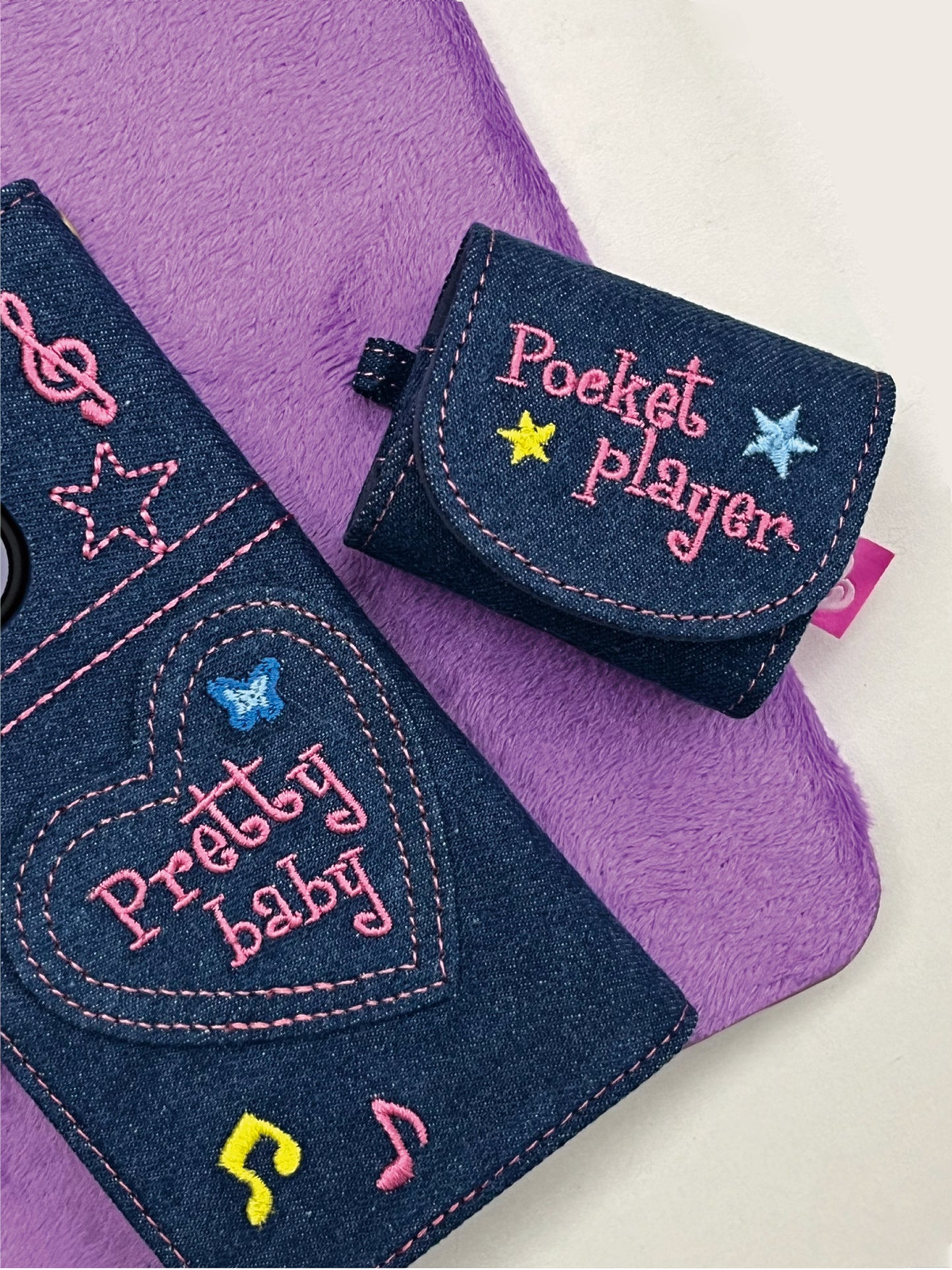 Denim pocket