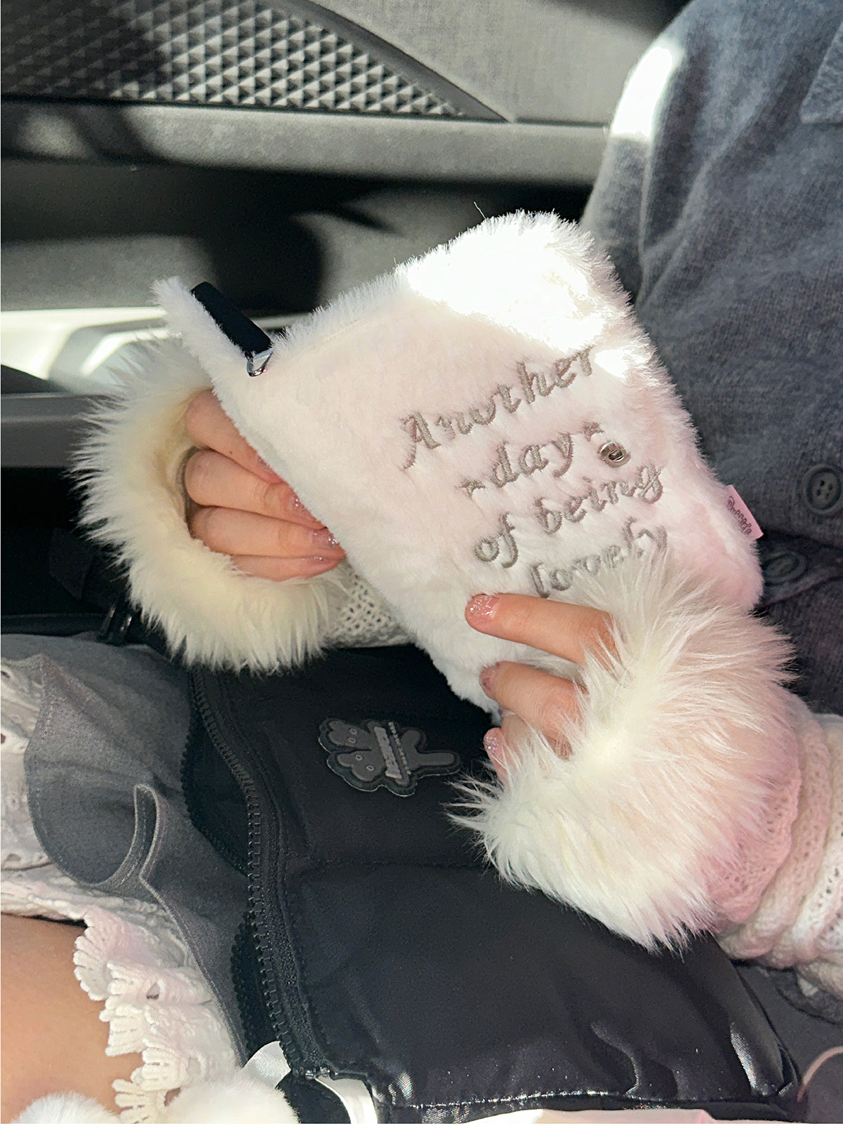 Fluffy White